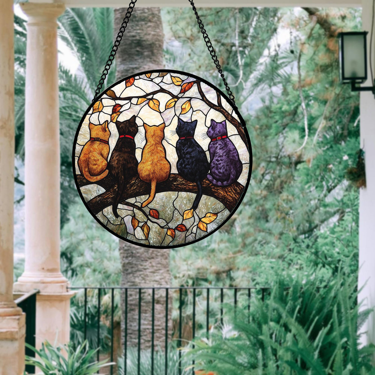 DASTOLL gift-ready stained glass suncatcher for birthdays and holidays.