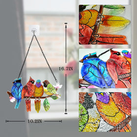DASTOLL hanging chain suncatcher elevates window decor with a graceful silhouette.