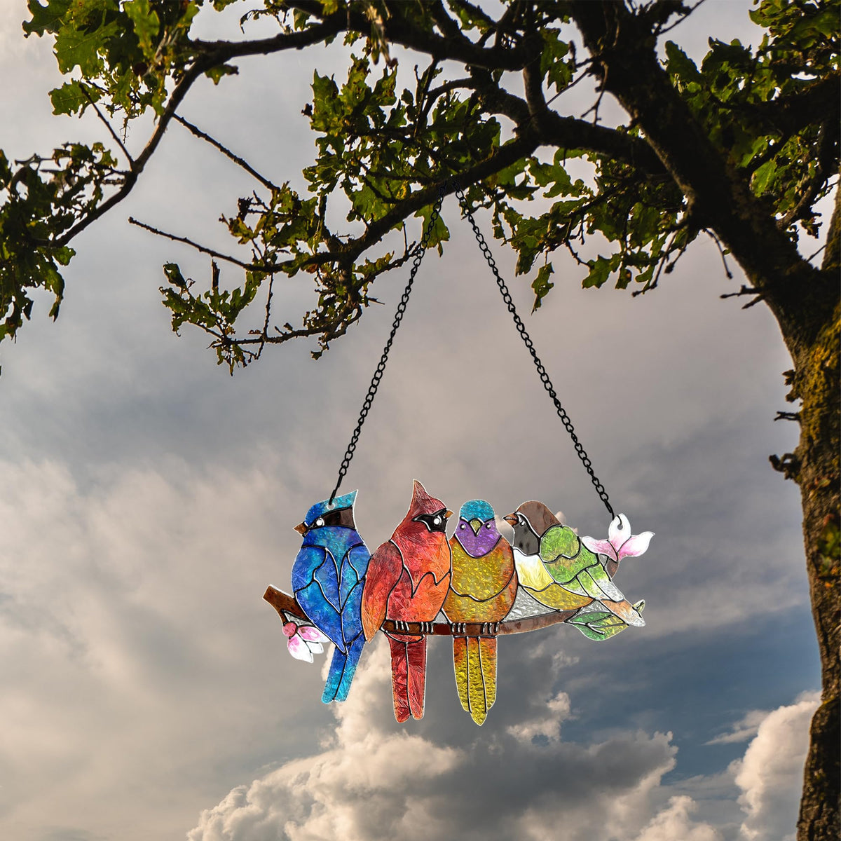 DASTOLL hummingbird and cardinal ornaments bring lifelike color to home decor.