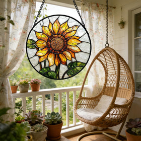 DASTOLL metal chain included for easy hanging on windows doors or walls