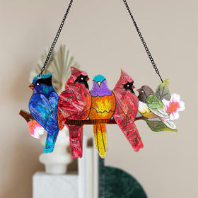 DASTOLL bird artwork close-up reveals detailed color and craftsmanship.