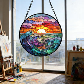 DASTOLL stained glass gift idea for birthdays and holidays