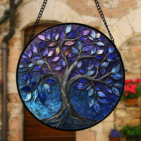 DASTOLL stained glass suncatcher for windows and doors