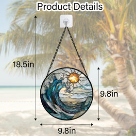 DASTOLL easy-hang design with included metal chain.