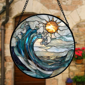 DASTOLL colorful decorative suncatcher adds warmth to interiors.