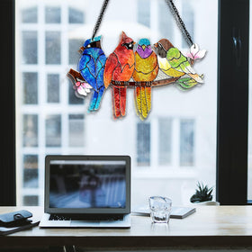 DASTOLL sun catcher 10.2 by 6.5 inches brightens windows and doors with sunlit glow.