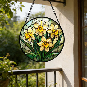 DASTOLL sun catcher on porch or wall adds color