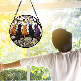 DASTOLL UV-printed diamond glass with metal frame, ready to hang.