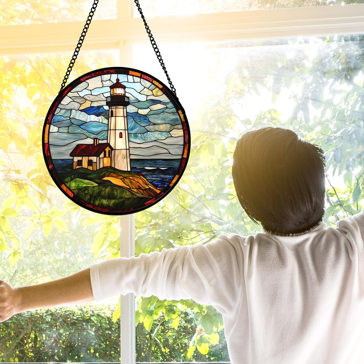 DASTOLL window hanging chain enables simple installation on windows or porches.