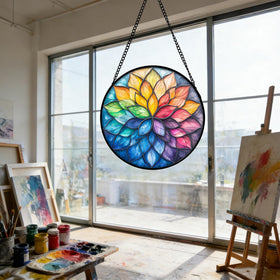 DASTOLL hanging accessory adds color through natural light rays
