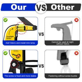 Dasunwat wing fixings provide extra stability for the extension during operation.