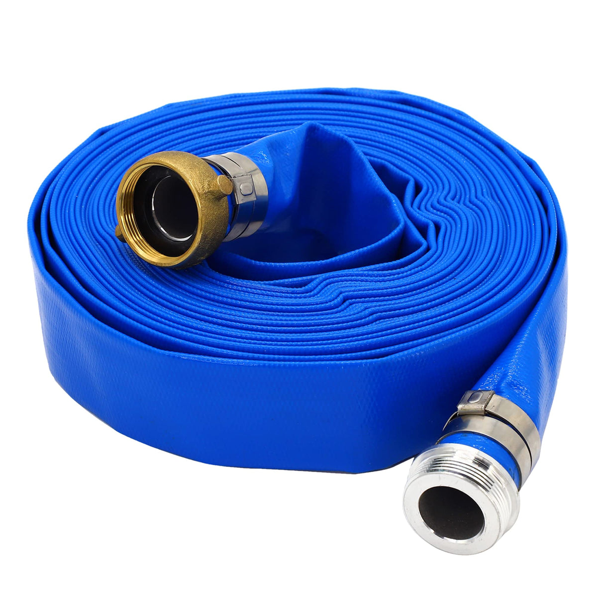 DAVCO 2-inch ID 50ft backwash hose for pool water discharge.