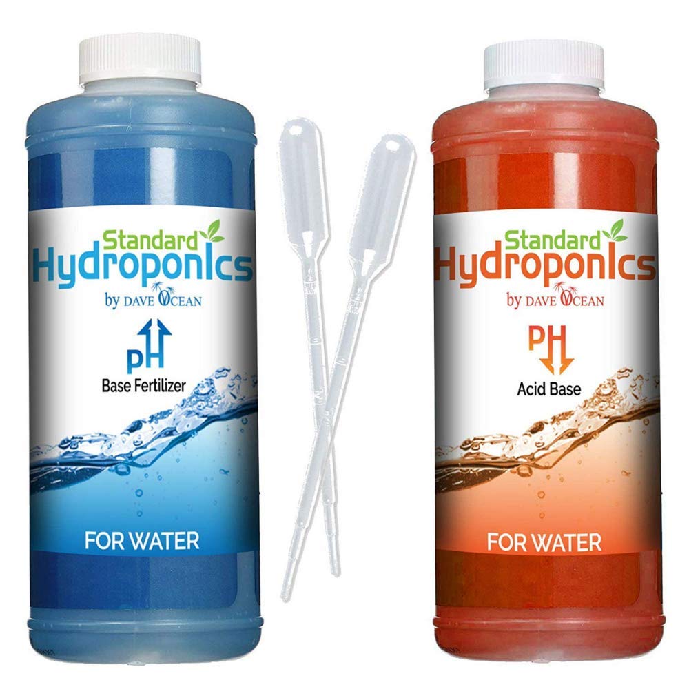 Dave Ocean33 pH Up bottle for hydroponics and nutrient balance.