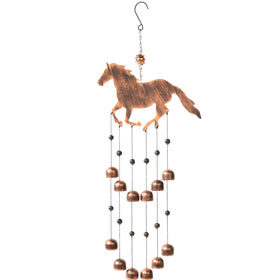 Moon-inspired wind chimes ideal for patios and porches.