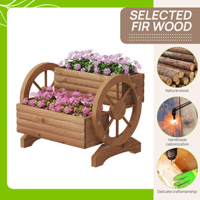 Dawnyard compact planter cart ready for herbs and mini greens.