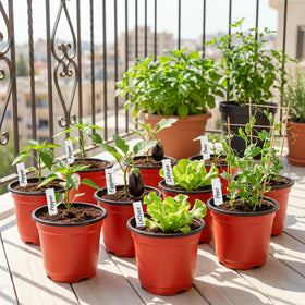 Dayify versatile indoor-outdoor pots suit windowsill herbs and backyard beds.