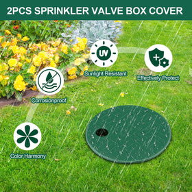 Dayker 5.5 ID / 6 OD round valve boxes fit snugly with this cover.