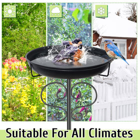 DAYSUP 40In birdbath weatherproof coating resists year-round wear.
