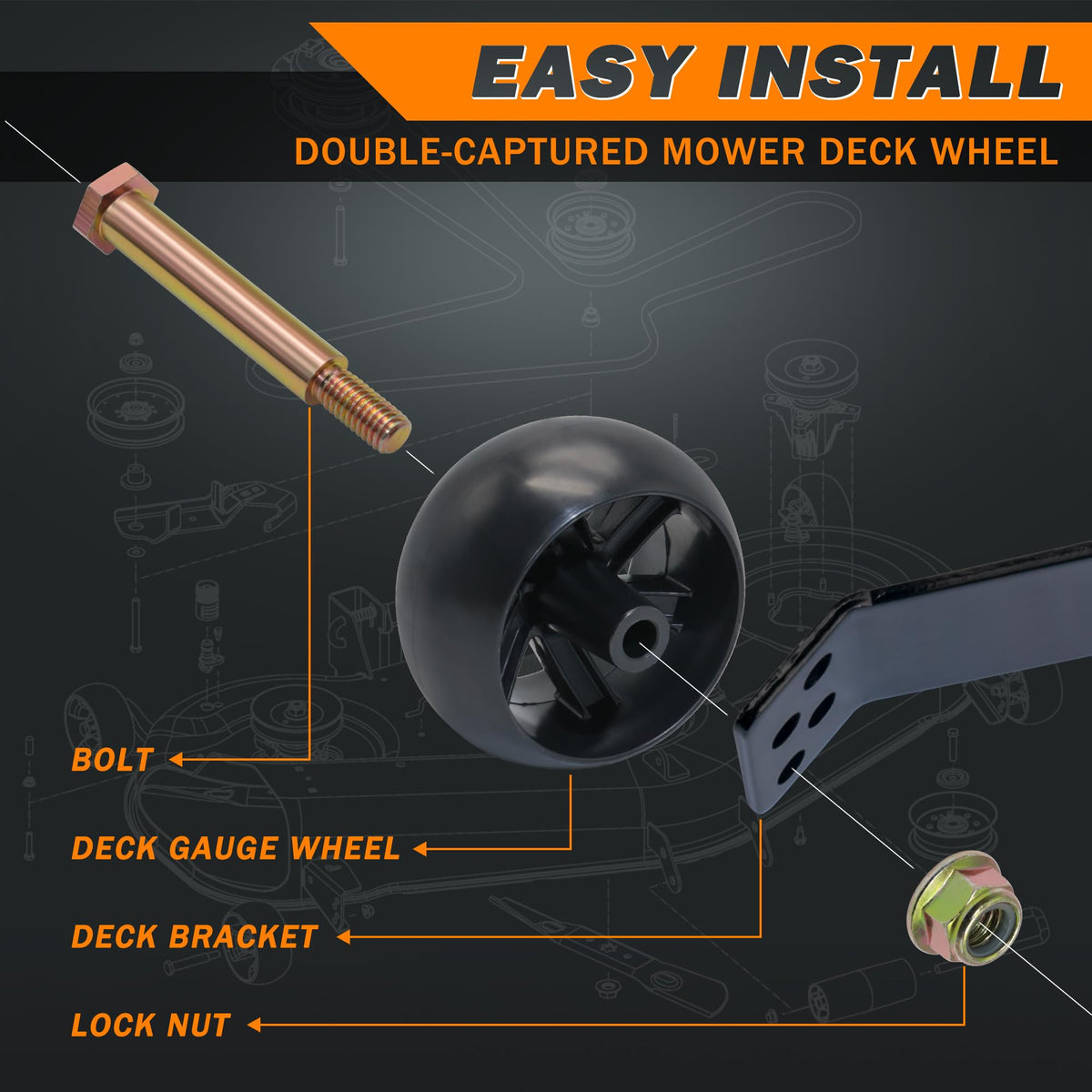 Dazakoot deck wheels packaging and components overview