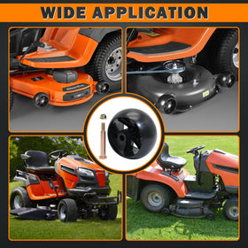 Dazakoot durable plastic wheels deliver reliable mowing performance
