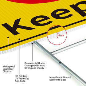 DazhiSigns weatherproof sign with UV coating resists fading in sun