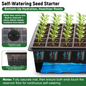 DazSpirit heat mat keeps seeds warm for faster germination.