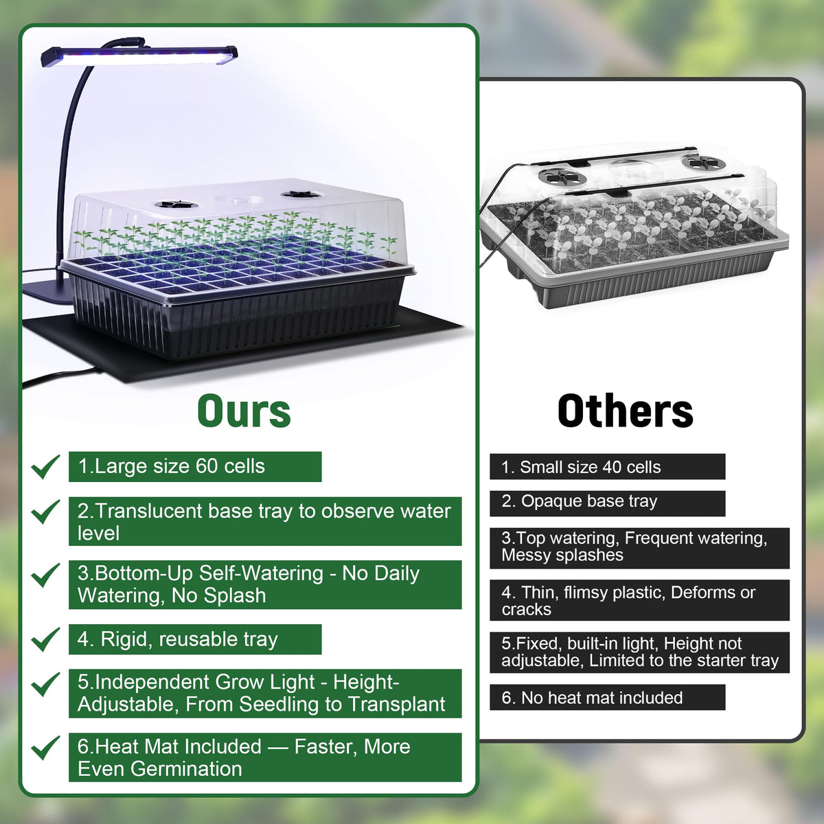 DazSpirit plant labels help organize varieties during indoor germination.