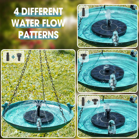 DazSpirit removable decorative birds on rim offer flexible styling and visitor appeal.