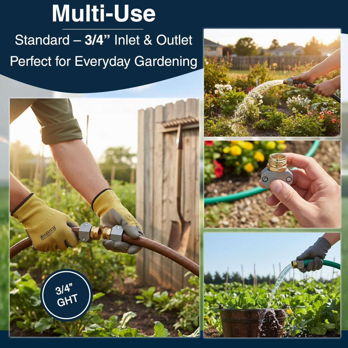 DBR Tech all-metal aluminum coupling emphasizes durability for outdoor use.