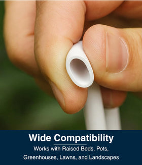 DBR Tech blank distribution tubing keeps irrigation lines tidy and scalable.