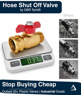 DBR Tech deep threading yields a tight, drip-free seal.
