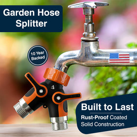 DBR Tech durable metal construction withstands outdoor use and year-round watering.