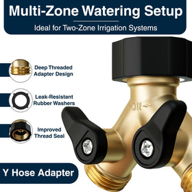 DBR Tech easy tool-free install shown on standard faucet.