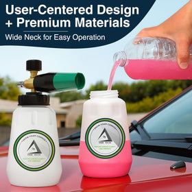 DBR Tech foam cannon coats surfaces without scratching wax finishes