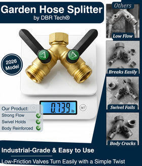 DBR Tech full-port valves maximize flow with minimal pressure drop.