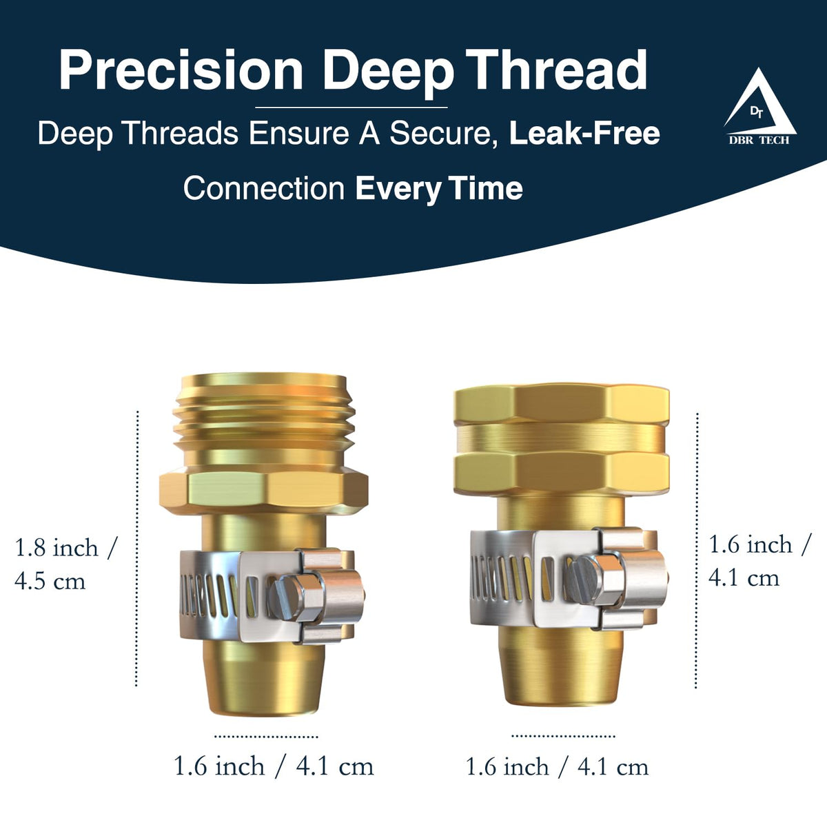 Durable aluminum alloy body resists daily wear for reliable connections.