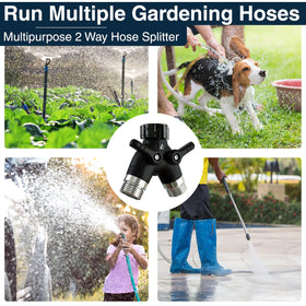DBR Tech dual outlet use case showing two hoses in action