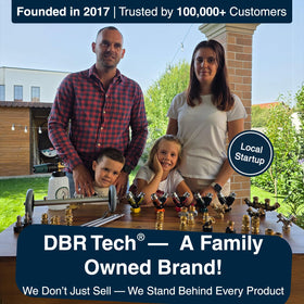 DBR Tech easy twist on installation shown