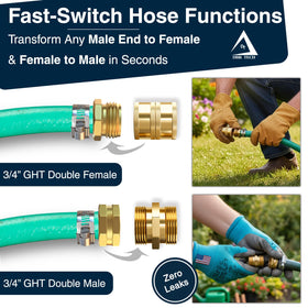 DBR Tech male-to-male hose adapter enabling seamless, leak-resistant connections