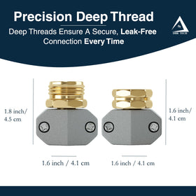 DBR Tech PTFE tape included for clean, leak-free assembly.