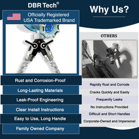 DBR Tech universal 3-4 inch GHT fit with most hoses