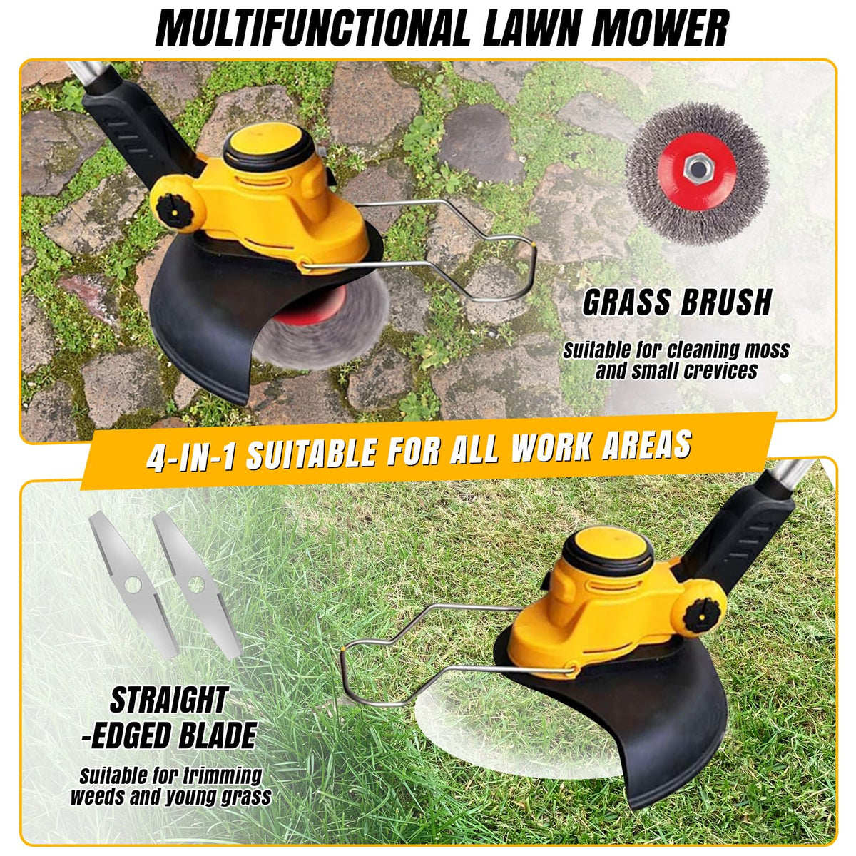DBUOWM weed wacker lightweight design reduces arm fatigue during use