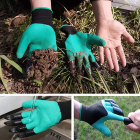 DCCPAA claws on gardening gloves help effortless transplanting