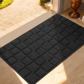 Dcerzxzci front door mat at entrance traps dirt for a cleaner threshold.