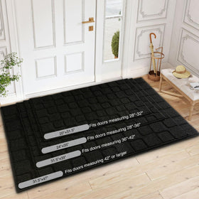 Dcerzxzci outdoor-indoor entry mat featuring geometric pattern for modern decor.