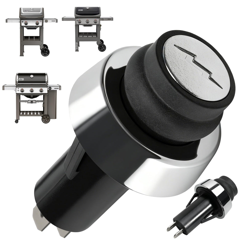DcYourHome 66220 Spirit 2 igniter switch close-up shows durable rubber head