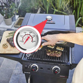 DcYourHome Tru-Infrared-compatible gauge for reliable Char-Broil grilling