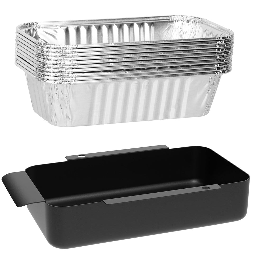 DcYourHome G416-0015-W1 grill grease tray compatible with CharBroil for easy cleanup