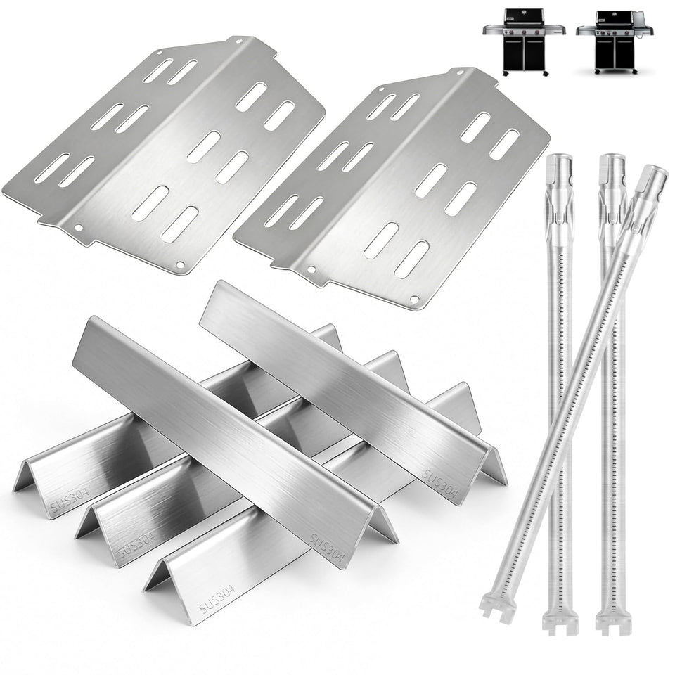 DcYourHome Genesis 300 flavorizer bars ensure even heat distribution for better grilling