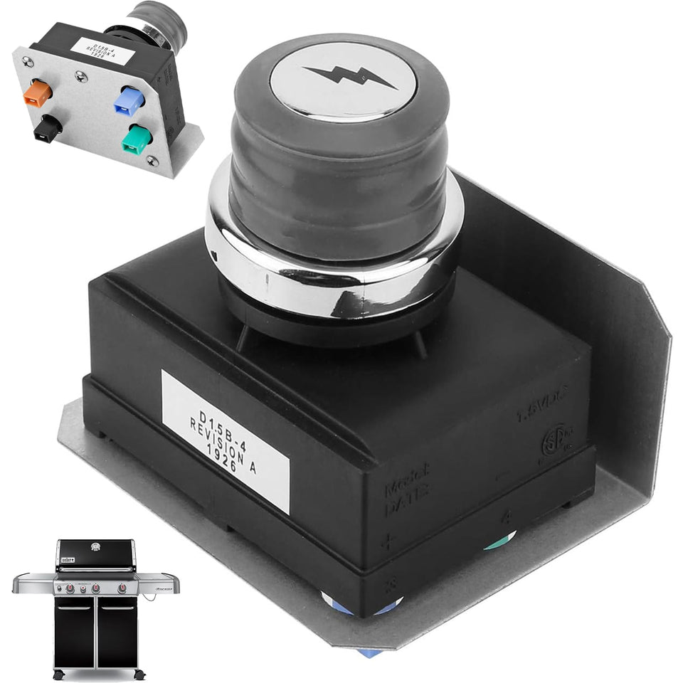 DcYourHome Genesis igniter front-control panel replacement for Weber grills.